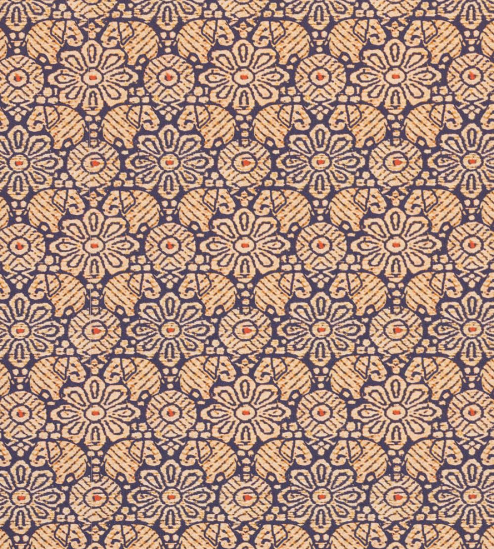 Indian Elephant Wallpaper by Barneby Gates Vintage Blue