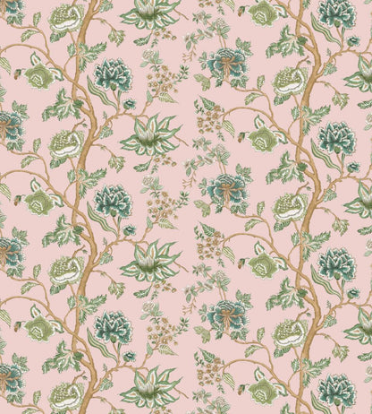 Indienne Wallpaper by Harlequin Blush/Forest