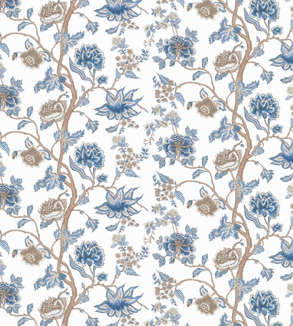 Indienne Wallpaper by Harlequin Indigo/Birch