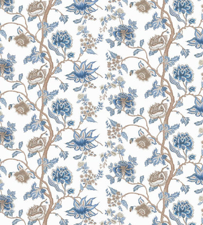 Indienne Wallpaper by Harlequin Indigo/Birch