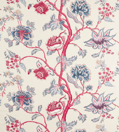 Indienne Fabric by Harlequin Indigo/Maroon