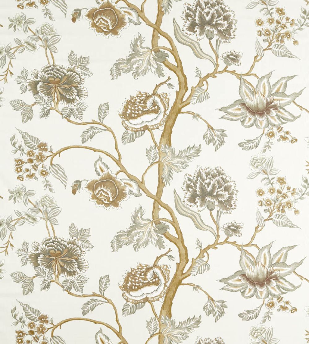 Indienne Fabric by Harlequin Taupe/Ochre