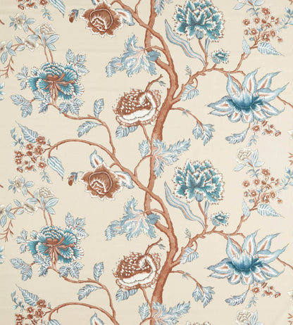 Indienne Fabric by Harlequin Terracotta/Azul