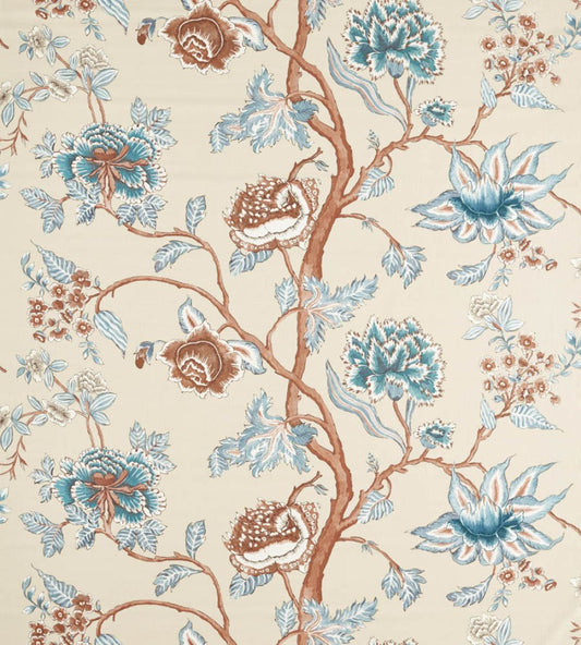 Indienne Fabric by Harlequin Terracotta/Azul