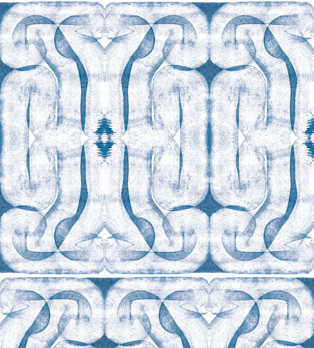 Infinity Strokes Wallpaper by Coordonne Blue