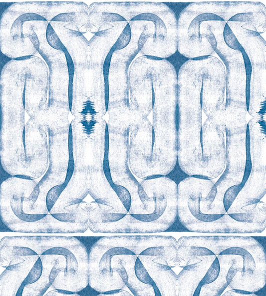 Infinity Strokes Wallpaper by Coordonne Blue