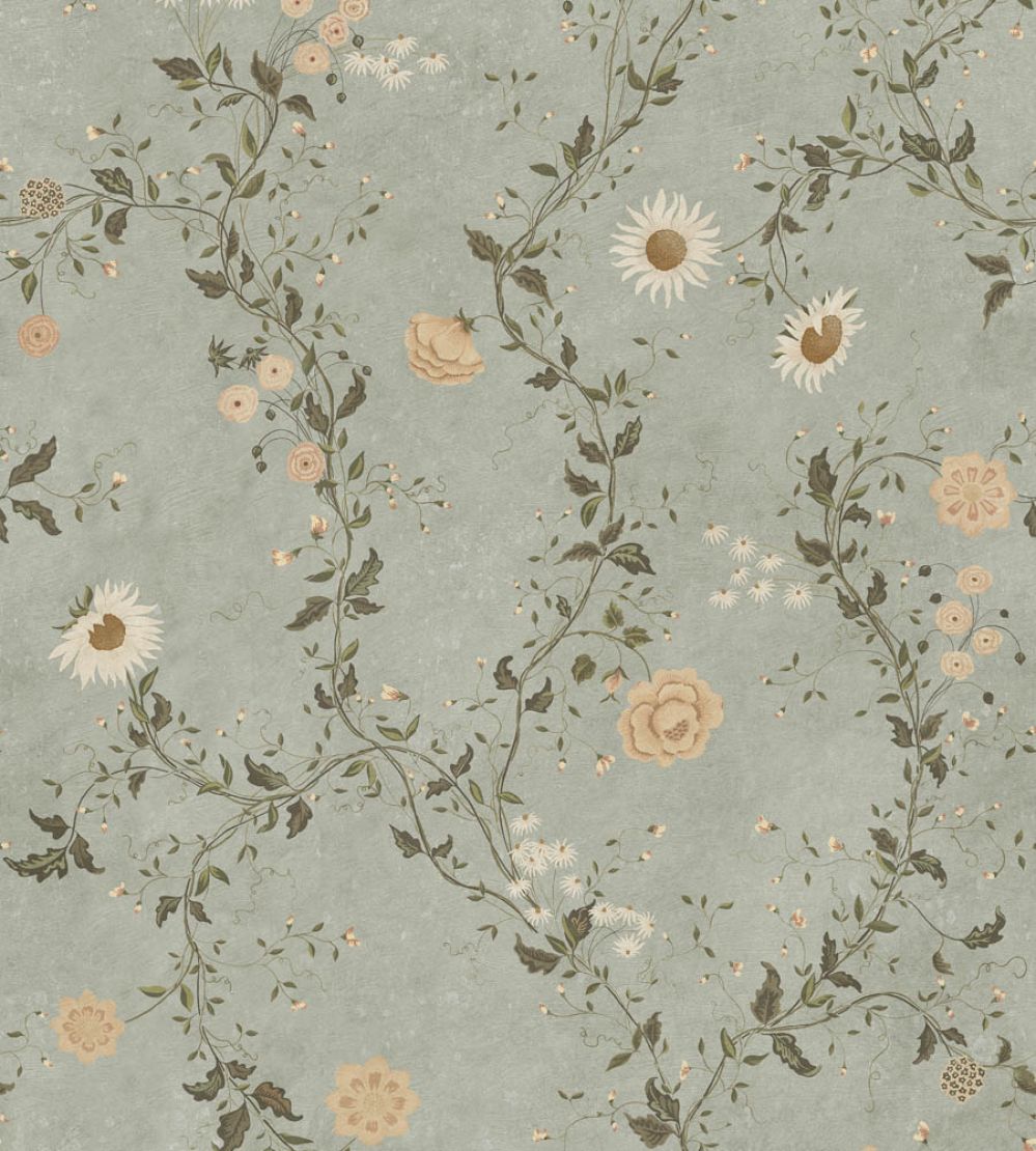 Inger Mural by Sandberg Light Blue