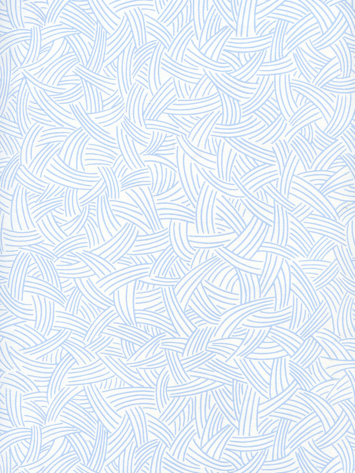 Interweave Light Blue on Almost White wallpaper by Alan Campbell