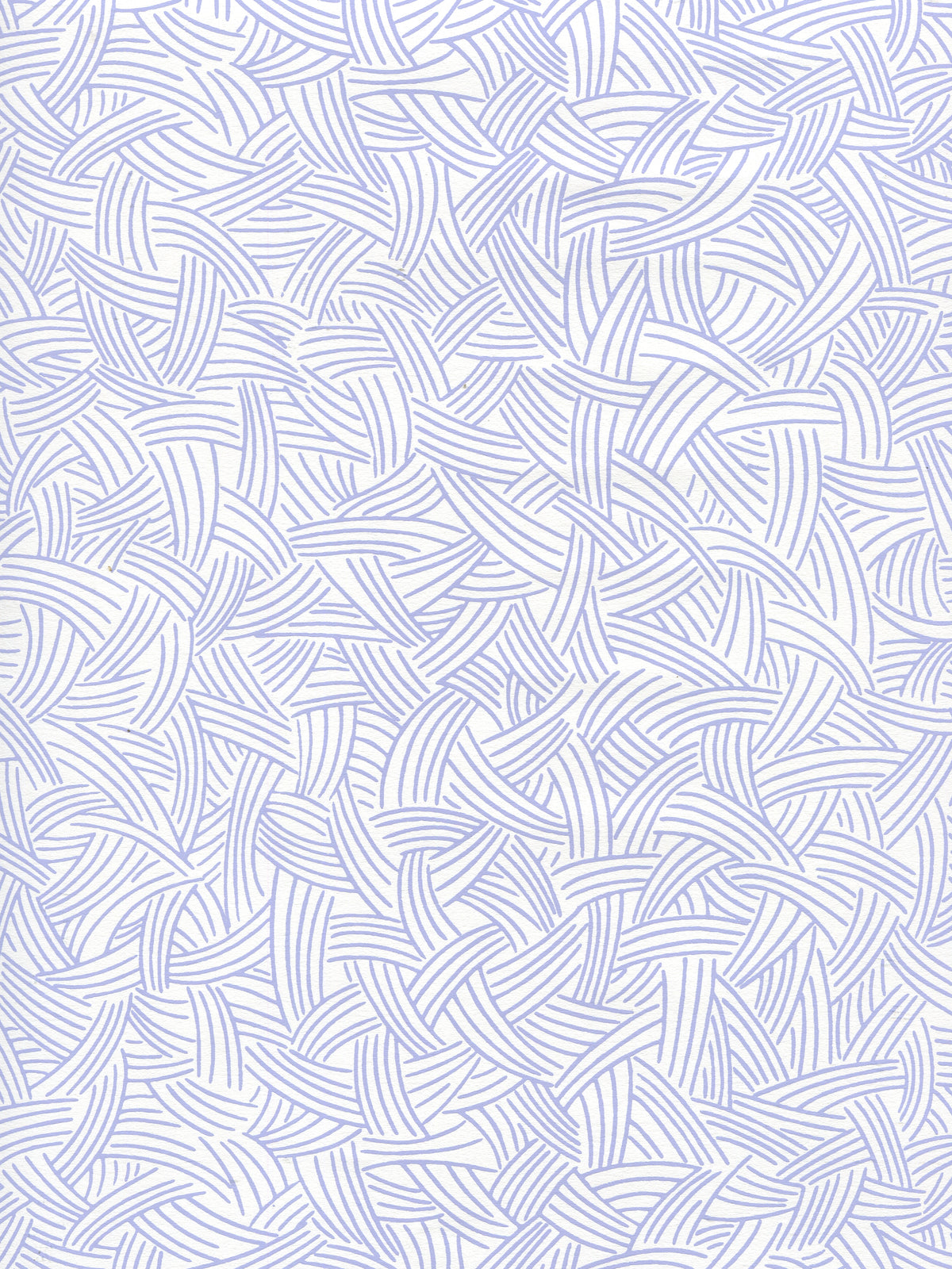 Interweave Periwinkle on Almost White wallpaper by Alan Campbell