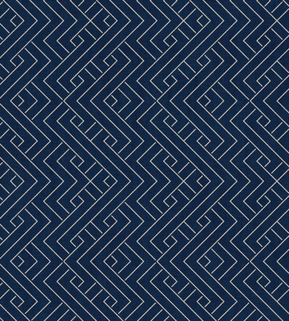 Interwoven Wallpaper by Coordonne Ultramarine