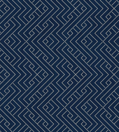 Interwoven Wallpaper by Coordonne Ultramarine