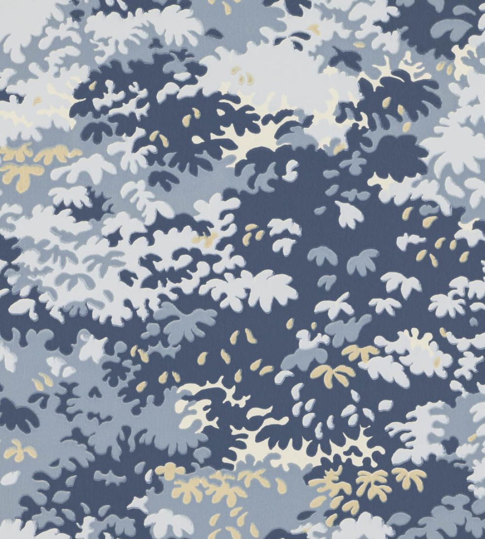 Into The Woods Wallpaper by Langelid Von Bromssen Misty Blue