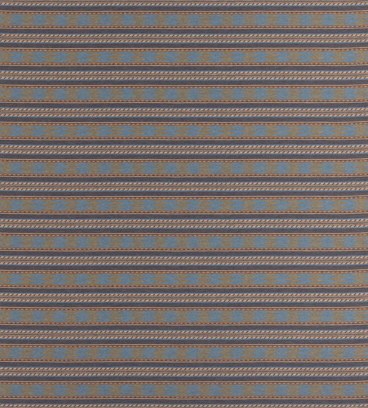 Inveraray Fabric by Mulberry Home Charcoal/Blue