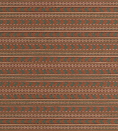 Inveraray Fabric by Mulberry Home Russet/Green