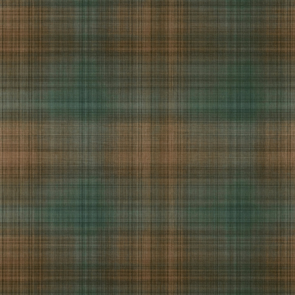 Inverness Wallpaper by Thibaut in Teal & Clay (T10976)