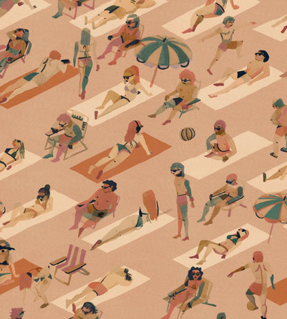 Ipanema Wallpaper by Tres Tintas Rosa