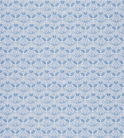 Iris Meadow Cotton Fabric by GP & J Baker Blue