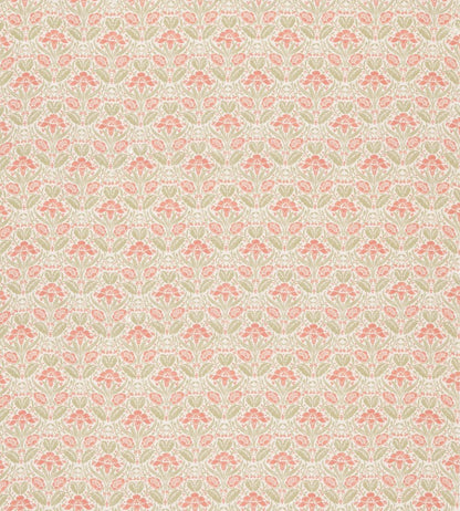 Iris Meadow Cotton Fabric by GP & J Baker Pink/Green