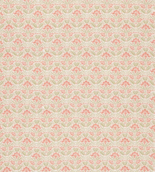 Iris Meadow Cotton Fabric by GP & J Baker Pink/Green
