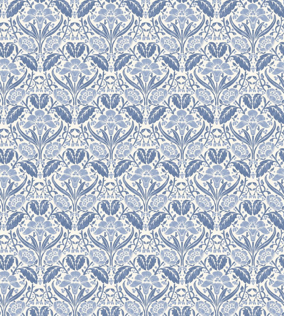 Iris Meadow Wallpaper by GP & J Baker Blue