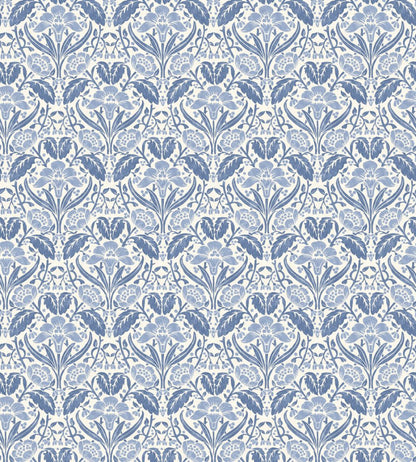 Iris Meadow Wallpaper by GP & J Baker Blue