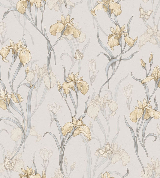 Iris Wallpaper by Sandberg Amber