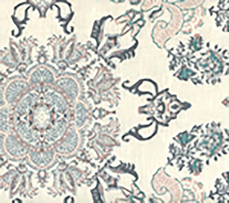 Isfahan Blues Pink Gold wallpaper by Home Couture