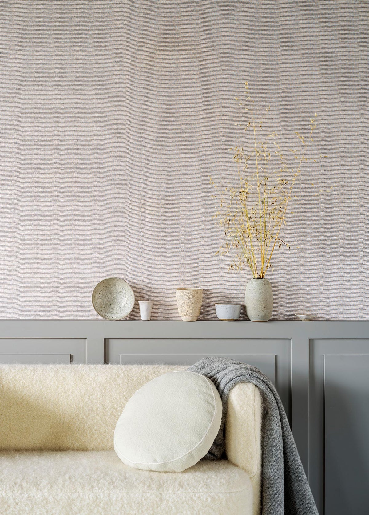 Isha Wallpaper by Pierre Frey shown in a room setting (view 1)
