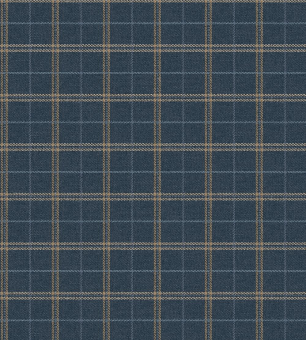 Islay Wallpaper by Mulberry Home Indigo