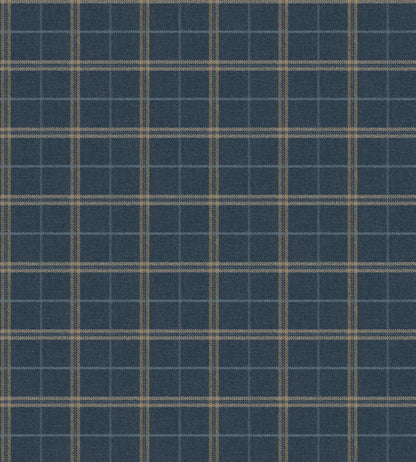 Islay Wallpaper by Mulberry Home Indigo