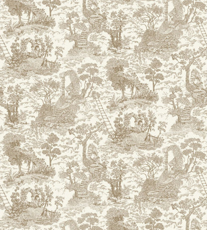 Islet Hoping Toile Wallpaper by Josephine Munsey Stone