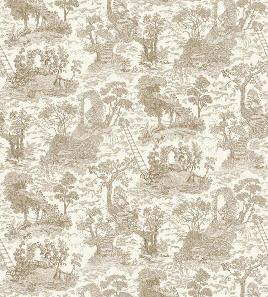 Islet Hoping Toile Wallpaper by Josephine Munsey Stone