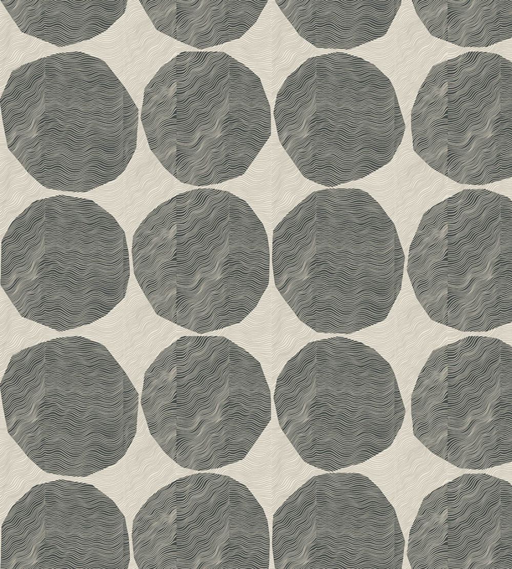 Isot Kivet Nakki Wallpaper by Marimekko Black/White