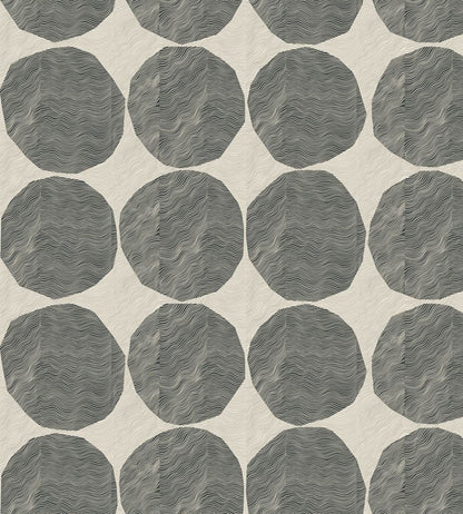 Isot Kivet Nakki Wallpaper by Marimekko Black/White
