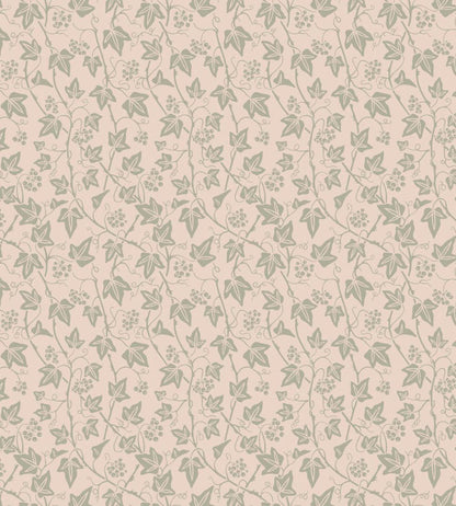 Ivy Wallpaper by Farrow & Ball Pink Ground / French Gray