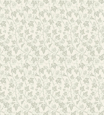 Ivy Wallpaper by Farrow & Ball Wimborne White / Eddy