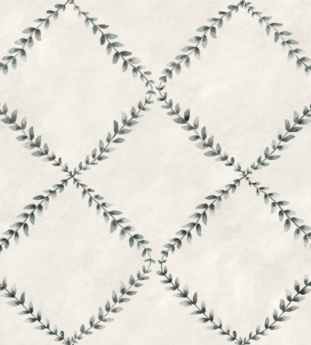 Ivy Garland Wallpaper by Coordonne Aqua