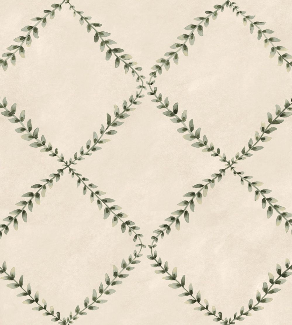 Ivy Garland Wallpaper by Coordonne Bone