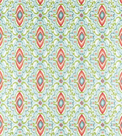 Ixora Fabric by Harlequin Sky / Cascade / Vermilion