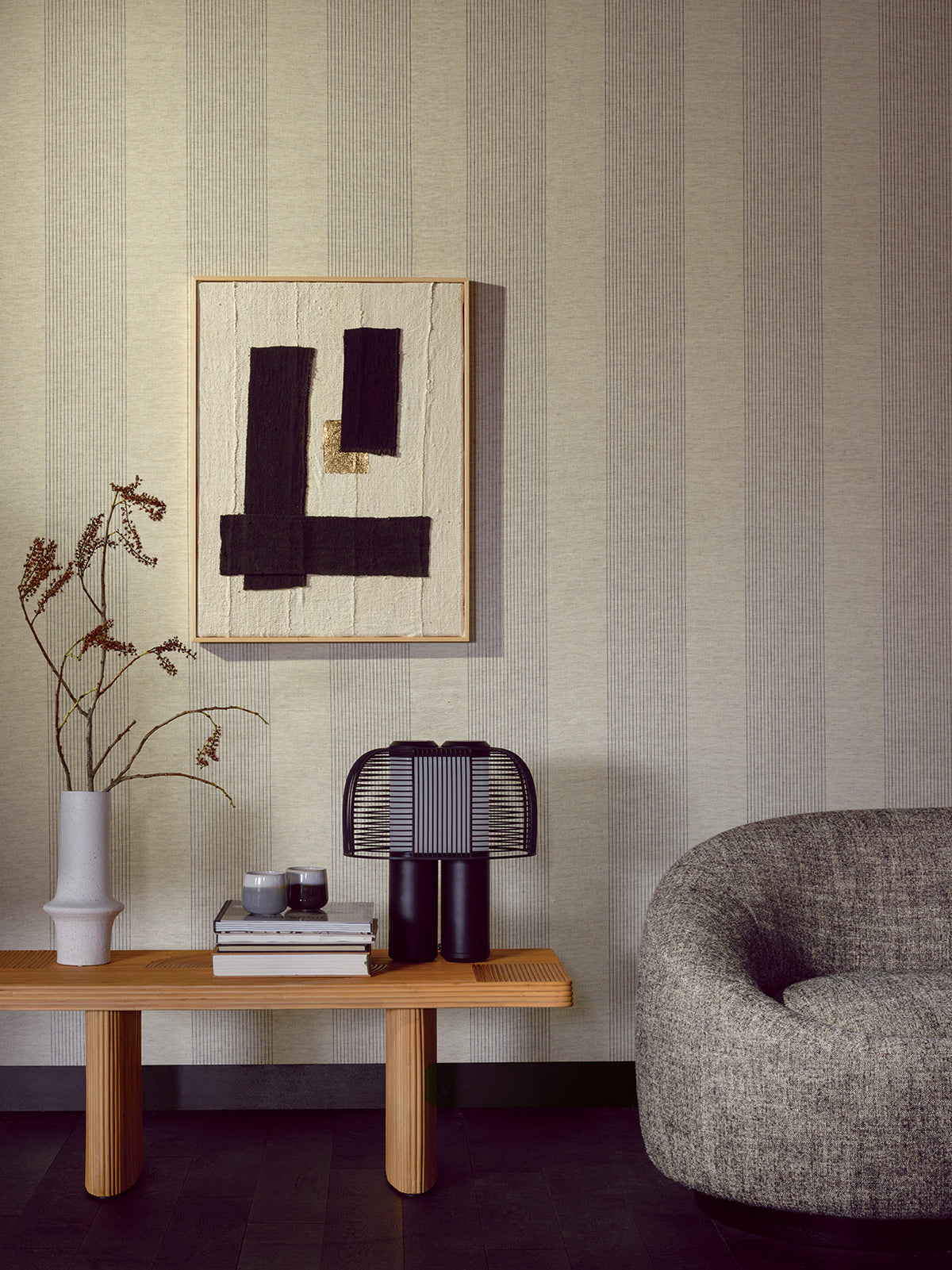 Jacaranda Wallpaper by Pierre Frey shown in a room setting (view 1)