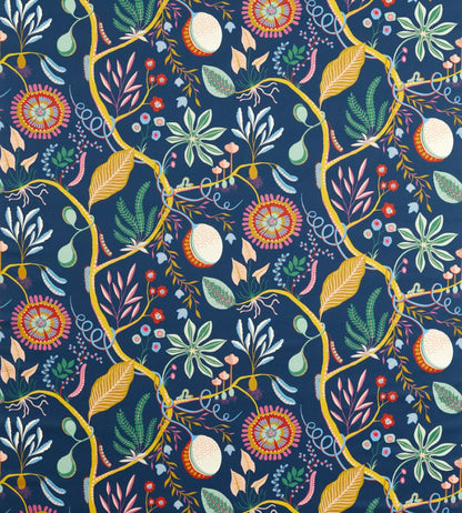 Jackfruit And The Beanstalk Fabric by Scion Midnight