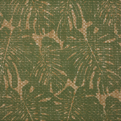 Jacks Jungle Wallpaper by Phillip Jeffries in Palm on Woven Rattan (PJ 5337)