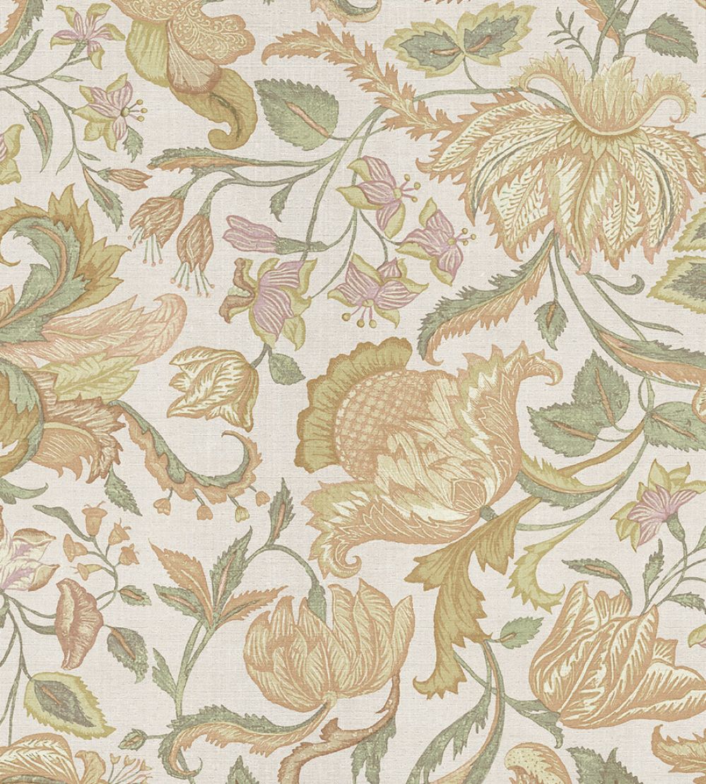 Jacobean Wallpaper by Eijffinger Apricot