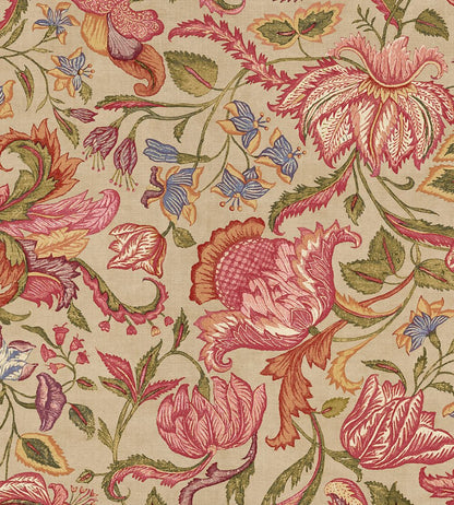 Jacobean Wallpaper by Eijffinger Beige/Red