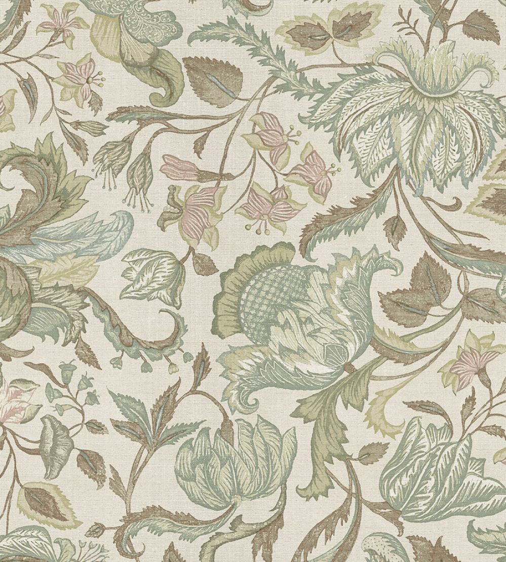Jacobean Wallpaper by Eijffinger Sage