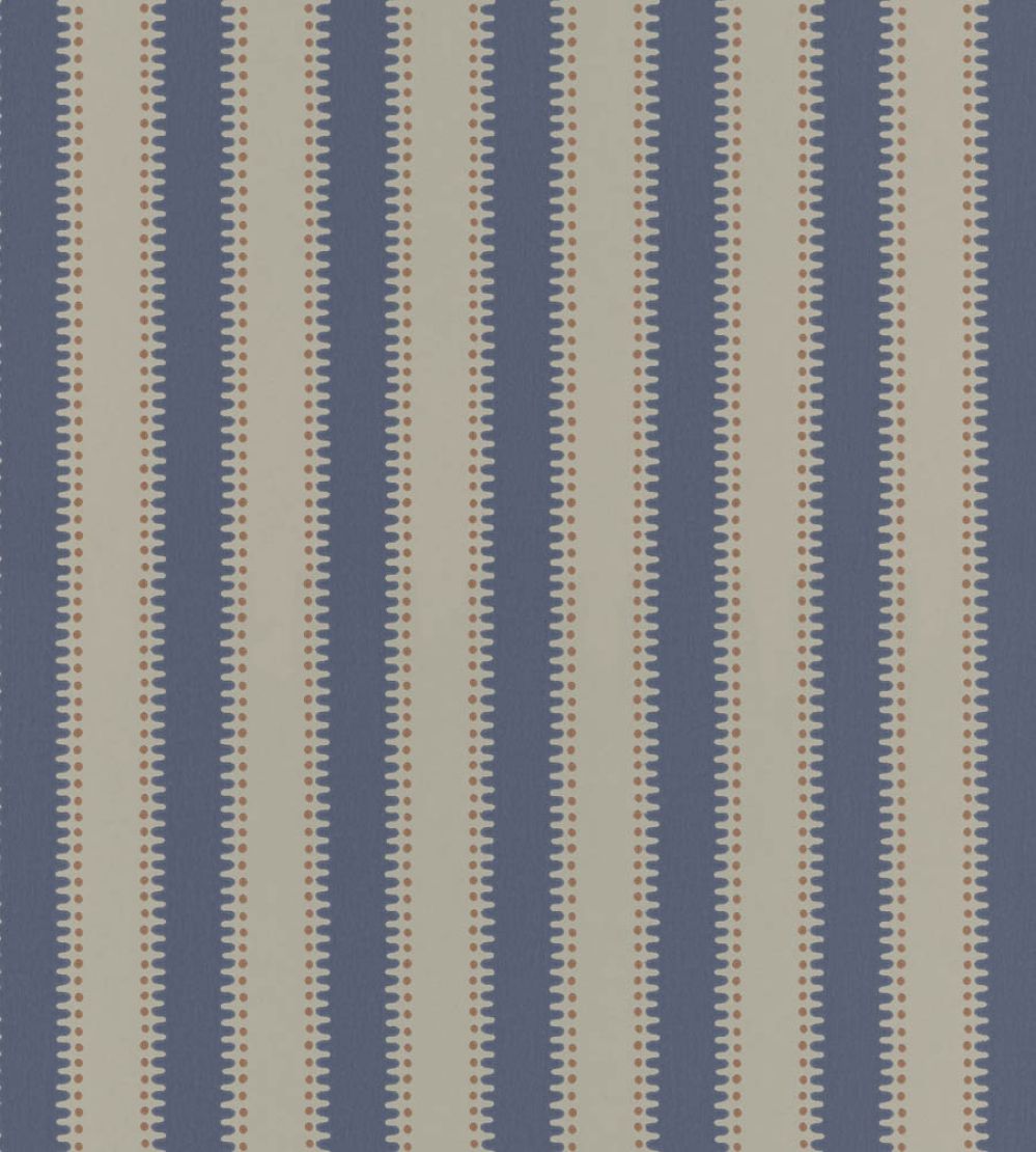 Jagged Stripe Wallpaper by Langelid Von Bromssen Denim
