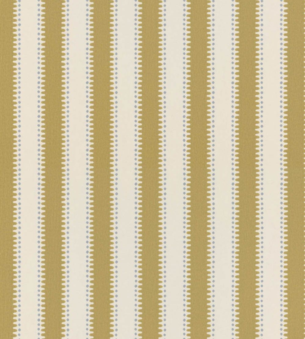Jagged Stripe Wallpaper by Langelid Von Bromssen Mustard