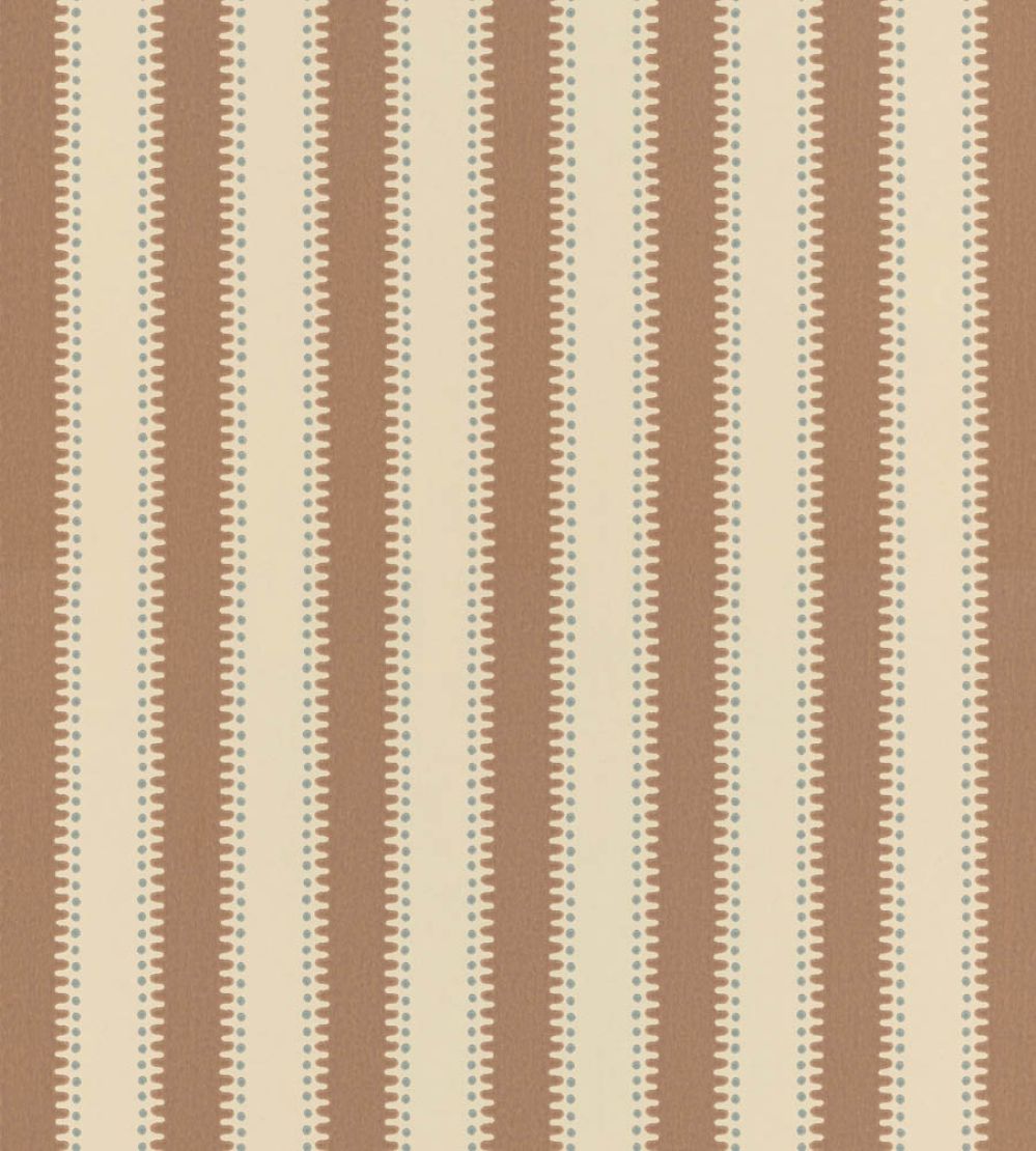 Jagged Stripe Wallpaper by Langelid Von Bromssen Powder Tan