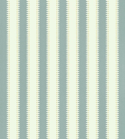 Jagged Stripe Wallpaper by Langelid Von Bromssen Turquoise