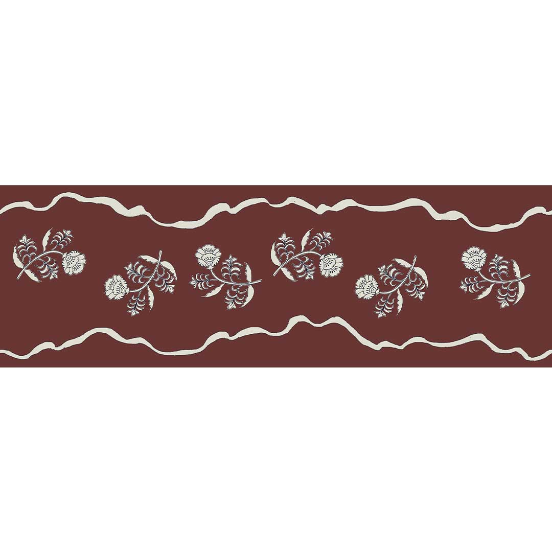Jaipur Border 5cm Wallpaper by Parker & Jules Conker
